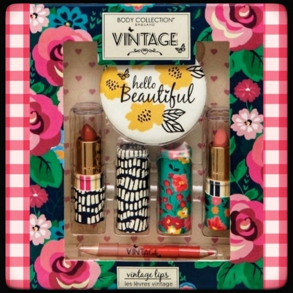 Body Collection England Other - 🆕️VINTAGE INSPIRED LIPSTICK & LINER GIFT SET🌹